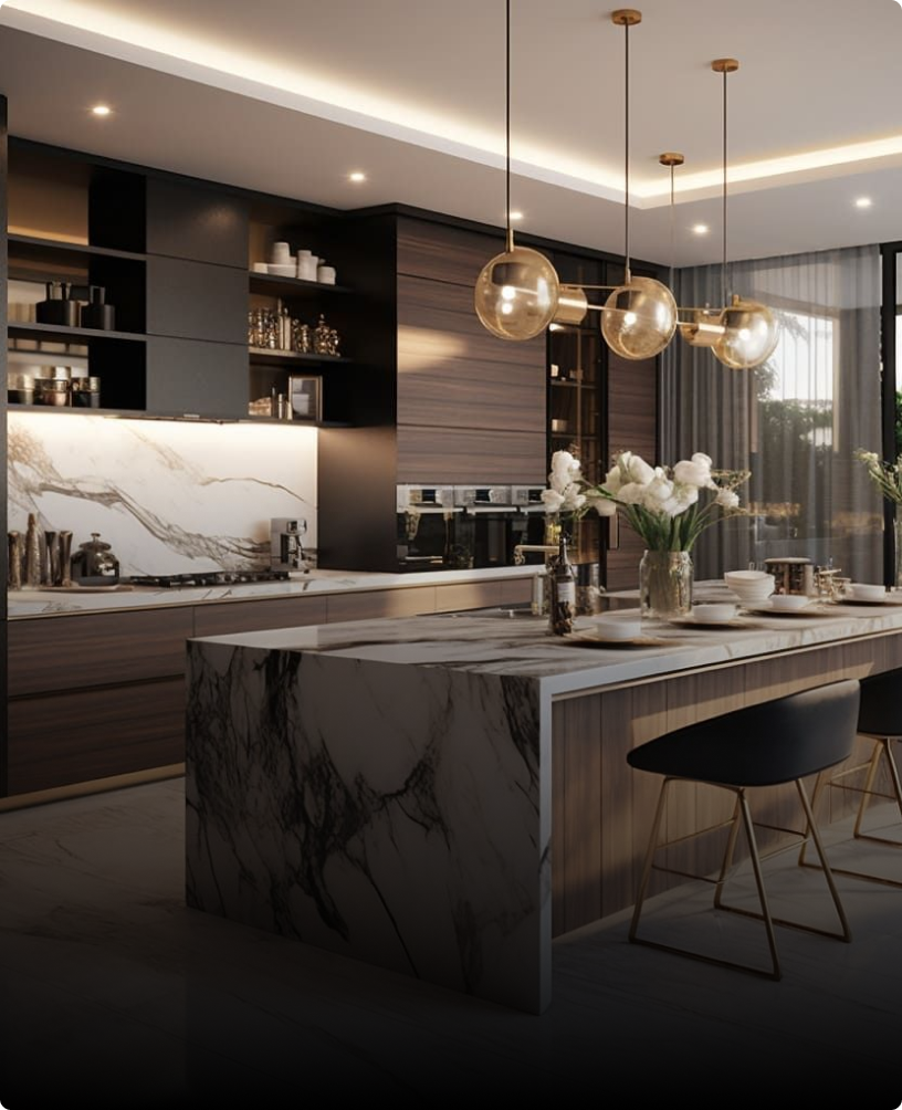 700sqft Condo 2 Room + Kitchen Package